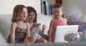 Ruby, Esme and Kitty in BA's new social media campaign