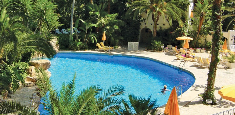 view outside pool