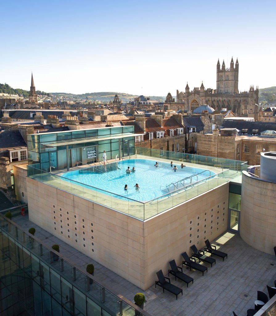 View of thermae Bath Spa